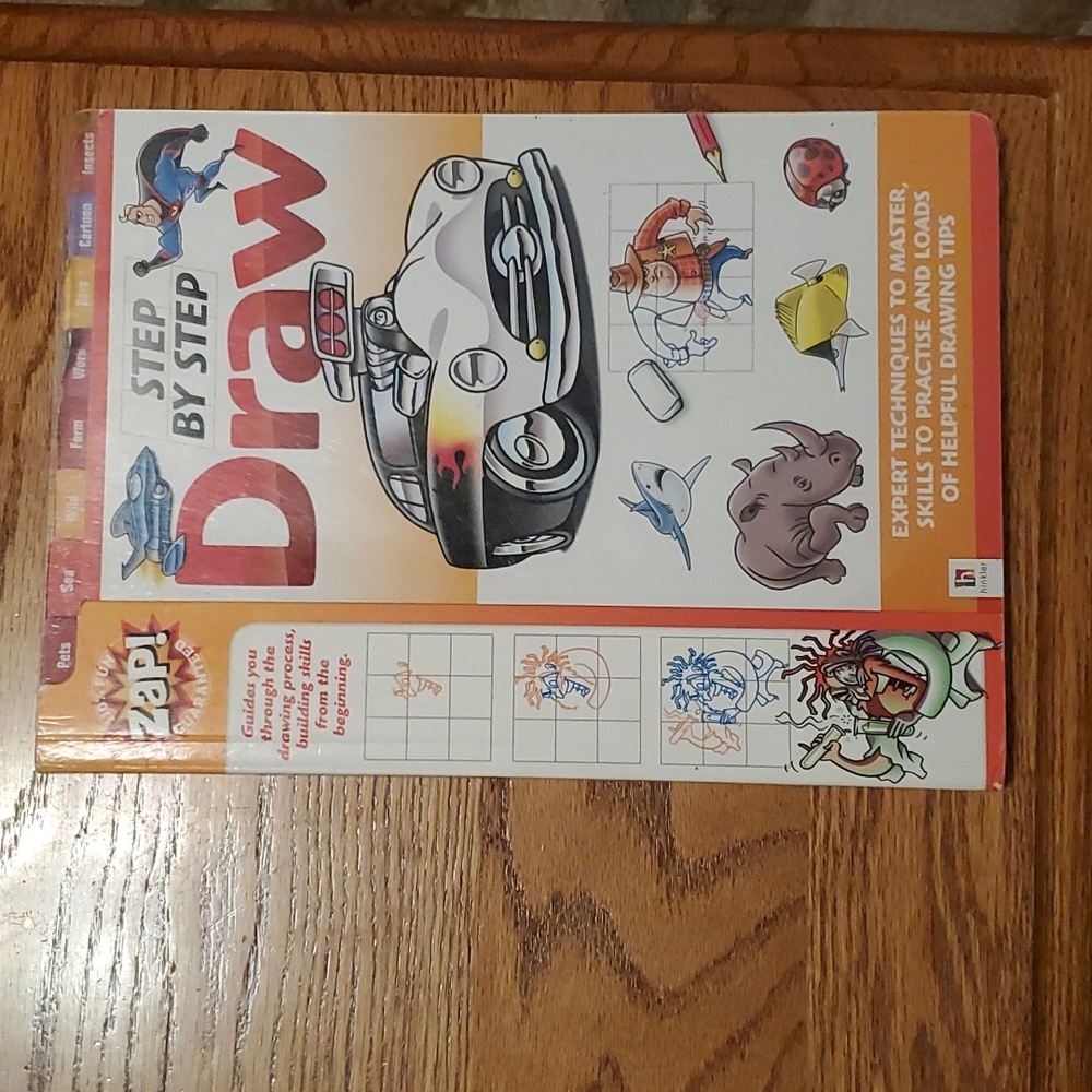 Hinkler Zap! Step By Step Draw Expert Techniques 2 Master Skills 2 Practice Book